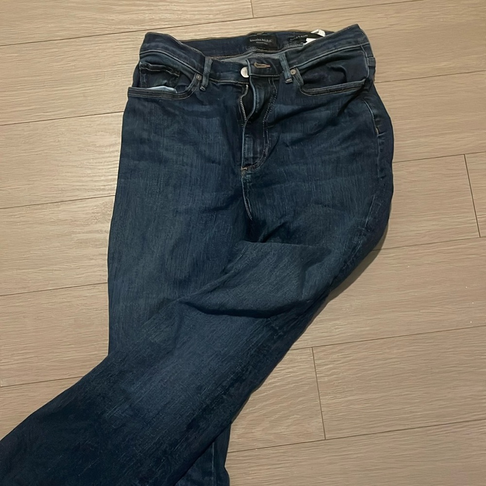 Banana Republic high rise flare premium denim jeans